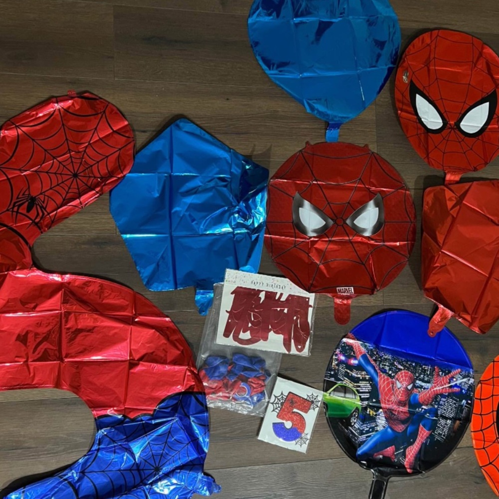 New Spiderman 5th Birthday Party Supplies